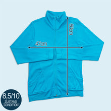 Lade das Bild in den Galerie-Viewer, Adidas Zip Jacke 2010, blau, M Damen
