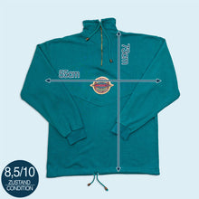 Lade das Bild in den Galerie-Viewer, Quarter Zip - Patch - 90er, blau, L

