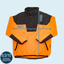 Lade das Bild in den Galerie-Viewer, Great Escapes Quarter Zip Fleece - Polartec - 90er/00er, orange, L
