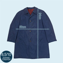 Lade das Bild in den Galerie-Viewer, Trenchcoat Mantel - Terlenka - 70er, blau, L

