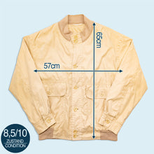 Lade das Bild in den Galerie-Viewer, Valmeline Jacke dünn 80er Made in West Germany, beige, M/L
