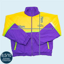 Lade das Bild in den Galerie-Viewer, Chase Authentics Jacke  - Camel Smokin Joes Racing - 90er Made in the USA, gelb/lila, XL/XXL

