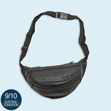 Lade das Bild in den Galerie-Viewer, Bauch- /Brusttasche - echtes Leder - 90er, schwarz
