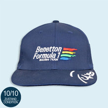 Lade das Bild in den Galerie-Viewer, Mütze - Benetton Formula 1 Racing Team - Deadstock 00er, blau, Einheitsgröße
