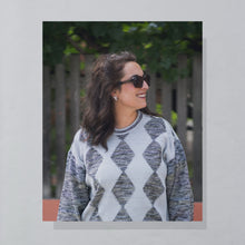 Lade das Bild in den Galerie-Viewer, Carlo Colucci Strickpullover dünn 90er Made in Germany, grau, XL
