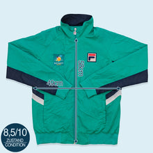 Lade das Bild in den Galerie-Viewer, Fila Trainingsjacke, grün, S

