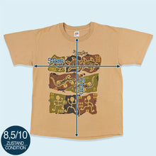 Lade das Bild in den Galerie-Viewer, Anvil T-Shirt Princess Cays Bahamas 90er Single Stitch Made in the USA, beige/braun, L

