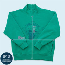 Lade das Bild in den Galerie-Viewer, Sweatshirt &quot;The Flying Golfer Team&quot; 90er Made in Italy, grün, M
