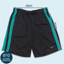 Lade das Bild in den Galerie-Viewer, Nike Shorts &quot;grey tag&quot; 00er, schwarz/grün, M/L
