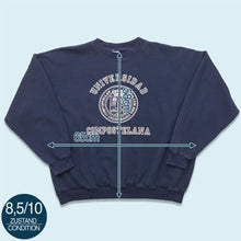 Lade das Bild in den Galerie-Viewer, Sweatshirt &quot;Universidad Compostelana&quot; 90er, blau, L breit
