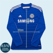 Lade das Bild in den Galerie-Viewer, Adidas Trikot &quot;Chelsea Football Club&quot; Samsung 2014 langarm, blau, M/L
