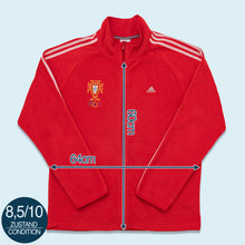 Lade das Bild in den Galerie-Viewer, Adidas Fleece Jacke &quot;Portugal&quot; 2006, rot, Xl
