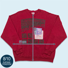 Lade das Bild in den Galerie-Viewer, Hanes Sweatshirt &quot;Lillehammer Norway&quot; 1994, rot, XL
