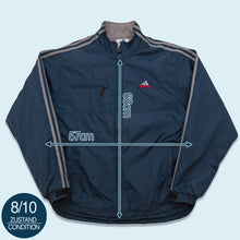 Lade das Bild in den Galerie-Viewer, Adidas Jacke &quot;fleece lined&quot; 90er, blau, L/XL
