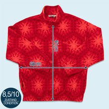 Lade das Bild in den Galerie-Viewer, Fila Quarter Zip Fleece Made in Italy 90er, rot, L/XL
