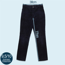 Lade das Bild in den Galerie-Viewer, Mustang Hose &quot;Breitcord&quot; 80er Made in West Germany, blau, 30/30
