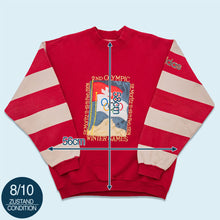 Lade das Bild in den Galerie-Viewer, Adidas Sweatshirt &quot;Olympics St. Moritz&quot; 80er/90er, rot, M breit
