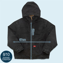 Lade das Bild in den Galerie-Viewer, Dickies Jacke &quot;sherpa lined&quot;, schwarz, XL/XXL
