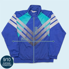 Lade das Bild in den Galerie-Viewer, Adidas Trainingsjacke 90er, blau/lila, XL/XXL
