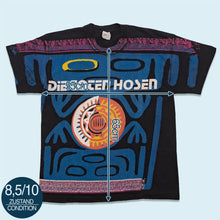 Lade das Bild in den Galerie-Viewer, Screen Stars T-Shirt &quot;Die Toten Hosen&quot; AOP Single Stitch 90er, schwarz, L/XL
