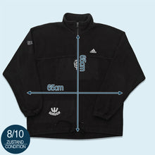 Lade das Bild in den Galerie-Viewer, Adidas Quarter Zip Fleece 1999, schwarz, XL
