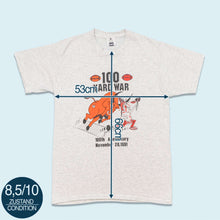 Lade das Bild in den Galerie-Viewer, Lee T-Shirt &quot;100 Yard War&quot; 1991 Made in the USA Single Stitch, grau, L/XL schmal
