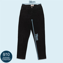 Lade das Bild in den Galerie-Viewer, Armani Jeans Hose &quot;Cord&quot; Made in Italy, schwarz, 29/30
