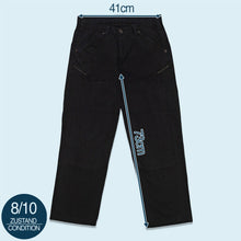 Lade das Bild in den Galerie-Viewer, Alpha Industries Hose &quot;double knee&quot;, schwarz, 32/28
