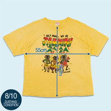 Lade das Bild in den Galerie-Viewer, Dorsett Tee&#39;s T-Shirt &quot;Bahamas Jammin&quot; 90er single stitch, gelb eingefärbt, L
