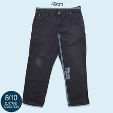 Lade das Bild in den Galerie-Viewer, Dickies Hose &quot;distressed workwear&quot;, schwarz, 38/30
