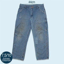 Lade das Bild in den Galerie-Viewer, Carhartt Hose &quot;carpenter&quot;, blau, 34/30
