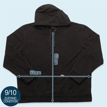 Lade das Bild in den Galerie-Viewer, Dickies Hoodie Fleece, schwarz, XL breit
