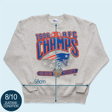Lade das Bild in den Galerie-Viewer, Pro Player Sweatshirt New England Patriots Made in the USA 1996, grau, L
