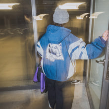 Lade das Bild in den Galerie-Viewer, Starter Jacke Penn State &quot;Nittany Lions&quot; 90er, blau, M/L

