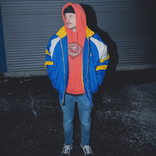 Lade das Bild in den Galerie-Viewer, Pro Player Jacke ST. Louis Rams 90er, gelb/blau, XL
