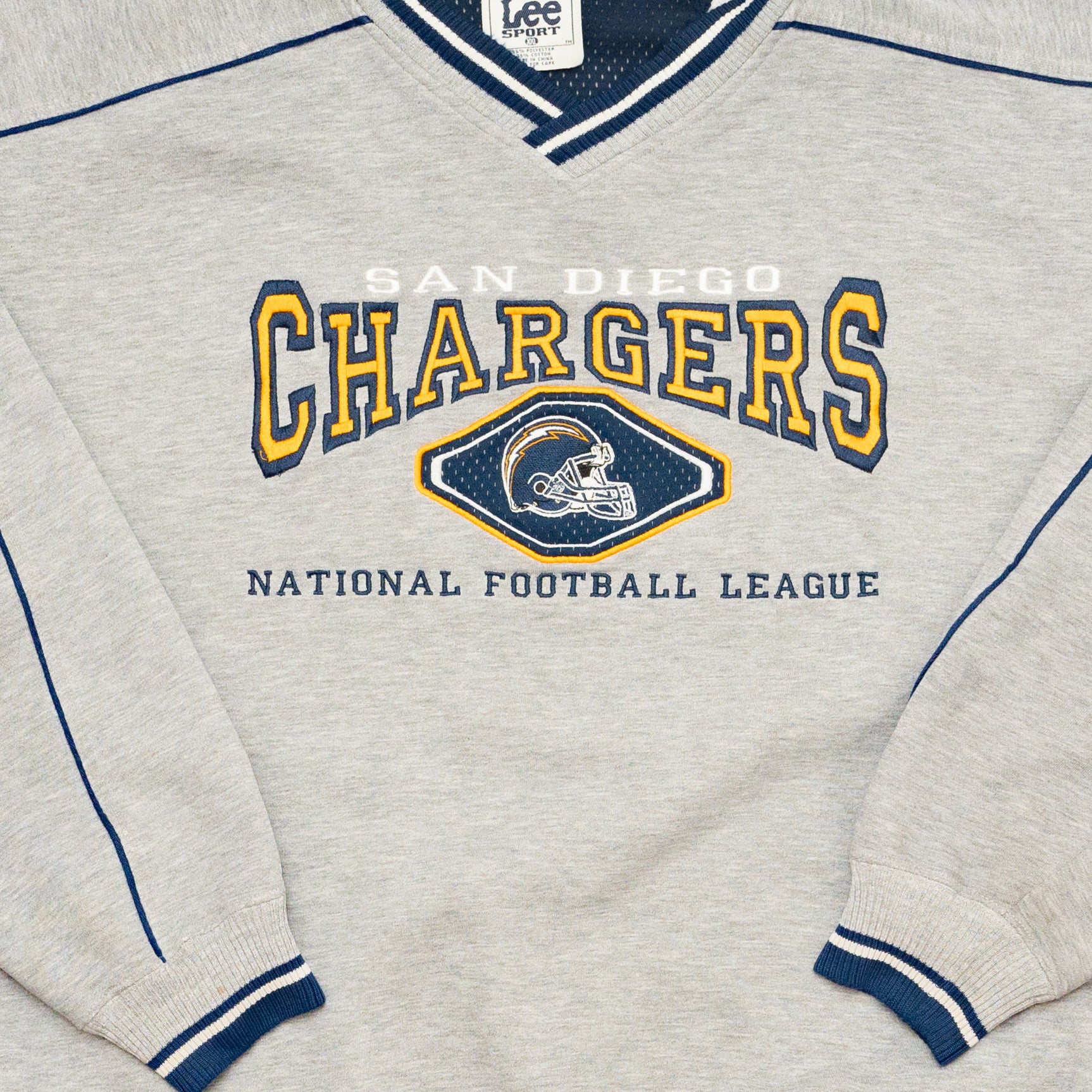 LEE SPORT San Diego Chargers USA Sweatshirt Blue 90s Mens 2XL – Cerqular