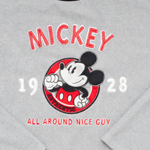 Lade das Bild in den Galerie-Viewer, Disney Fleece Sweatshirt &quot;Mickey All Around Nice Guy&quot;, grau, 2XL
