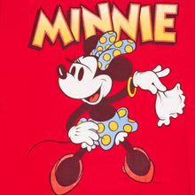Lade das Bild in den Galerie-Viewer, Disney  T-Shirt &quot;Minnie Logo&quot; , 90er,  rot, L
