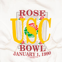 Lade das Bild in den Galerie-Viewer, Jerzees Sweatshirt &quot;Rose Bowl&quot; 1990, weiß, S/M
