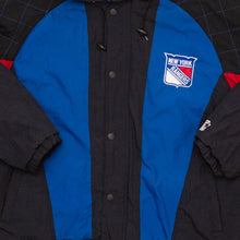 Lade das Bild in den Galerie-Viewer, Starter Jacke New York Rangers, schwarz/blau, XL
