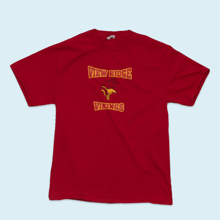View Ridge Vikings T-Shirt, Red, M