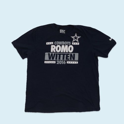 Nike T-Shirt Dallas Cowboys Romo Witten, Dark Blue, XL