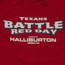 Lade das Bild in den Galerie-Viewer, Houston Texans Battle Red Day T-Shirt, Red, XL
