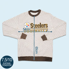 Lade das Bild in den Galerie-Viewer, Majestic Sweatshirt Pittsburgh Steelers, 90er, grau, L

