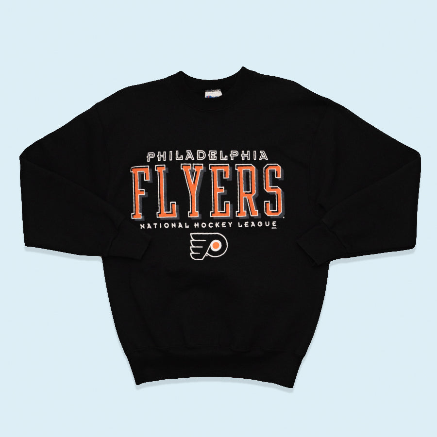 Pro Layer Sweatshirt Philadelphia Flyers NHL 90er, schwarz, M/L