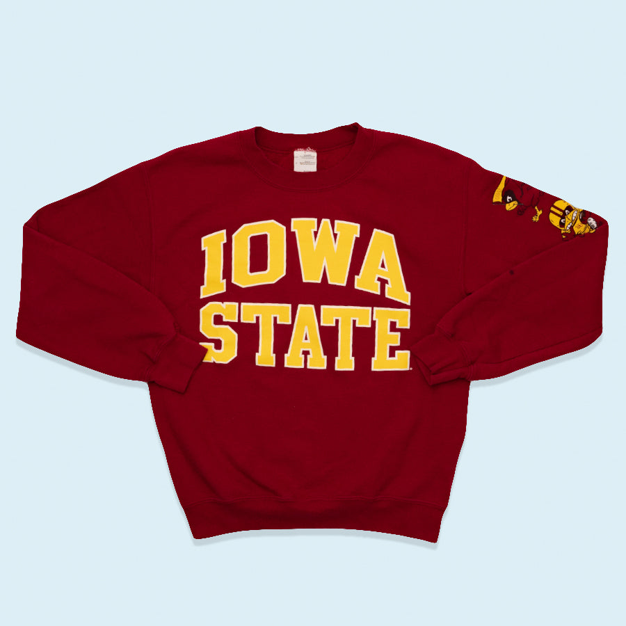 Gildan Sweatshirt Iowa State, rot, S