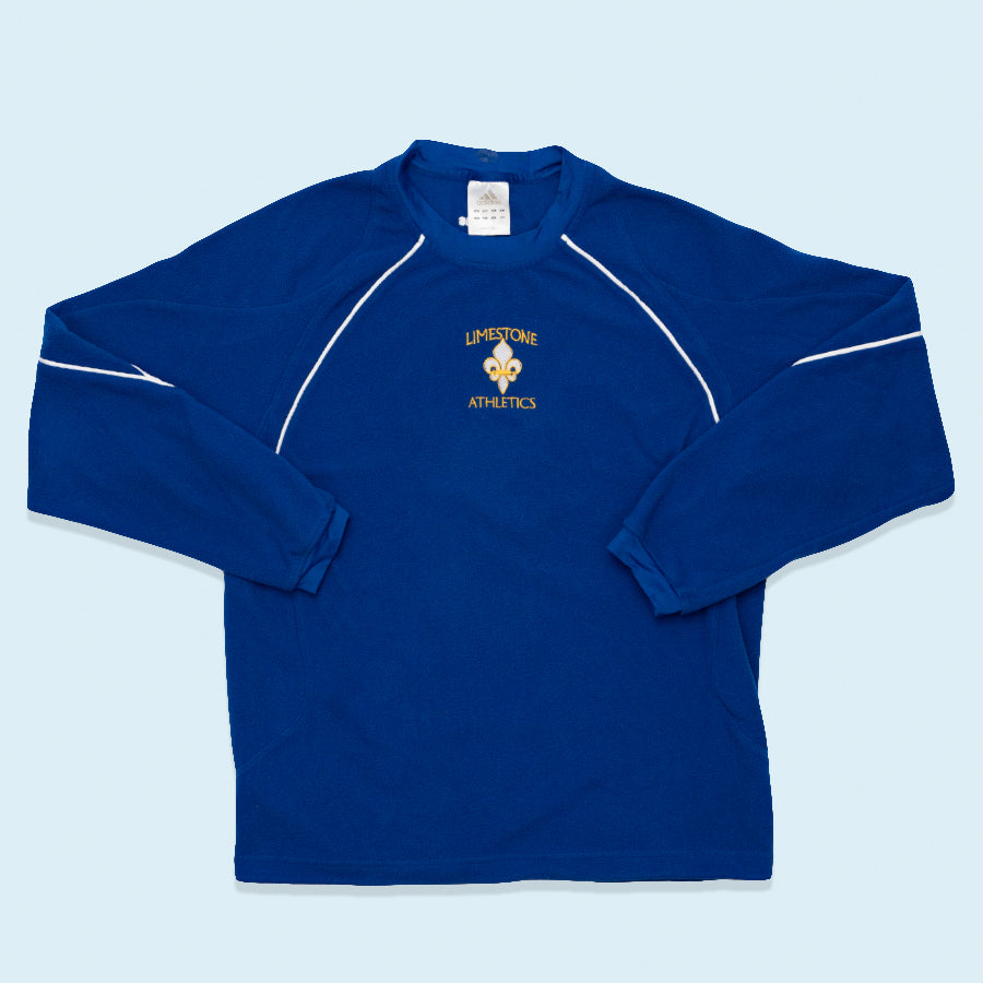 Adidas Fleece Sweatshirt Limestone Athletics, blau, M