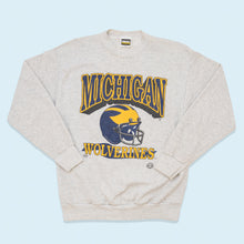 Lade das Bild in den Galerie-Viewer, Tultex Maximum Weight Sweatshirt Michigan Wolverines 90er Made in the USA, grau, M/L
