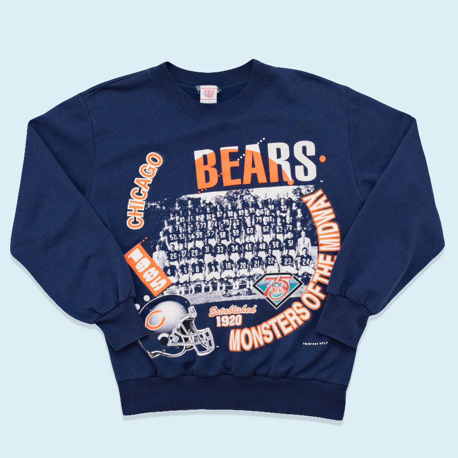 GTS Sweatshirt Bears Made in the USA 1994, blau, M