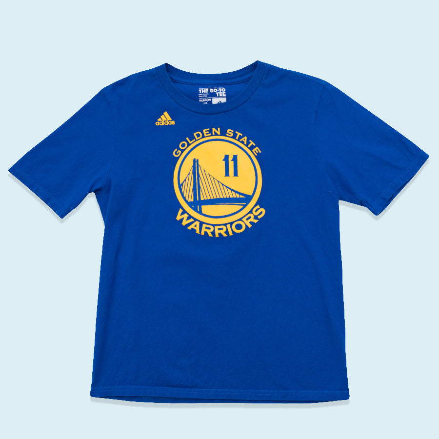 Adidas T-Shirt Golden State Warriors, blau, XL Kids/Erwachsene S